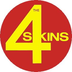 4 SKINS: 4 Skins (nagy jelvény, 3,7 cm) 