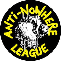 ANTI-NOWHERE LEAGUE: Fist (nagy jelvény, 3,7 cm) 