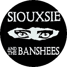 SIOUXSIE AND THE BANSHEES: Eyes (nagy jelvény, 3,7 cm) 