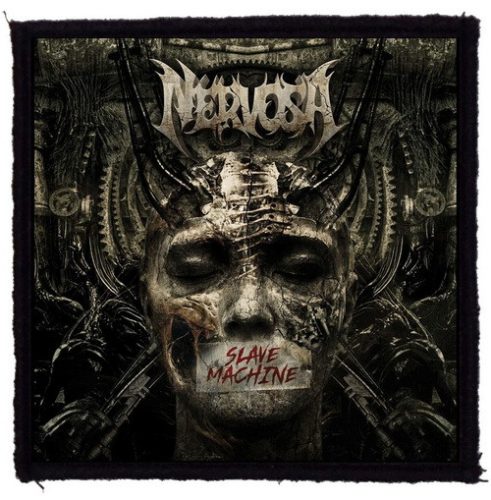 NERVOSA: Slave Machine (9,5 cm x 9,5 cm) (felvarró)