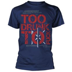 DEAD KENNEDYS: Too Drunk To Fuck (navy) (póló)