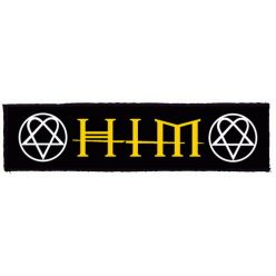 HIM: Logo Superstrip (22 cm x 5 cm) (felvarró)