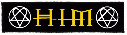 HIM: Logo Superstrip (22 cm x 5 cm) (felvarró)