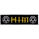 HIM: Logo Superstrip (22 cm x 5 cm) (felvarró)